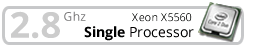 2.8 Ghz QC Xeon E5560 Single Processor for Dell Poweredge R610