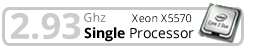 2.93 Ghz QC Xeon E5570 Single Processor for Dell Poweredge R610