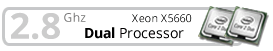 2.8 Ghz SC Xeon E5660 Dual Processor for Dell Poweredge R610