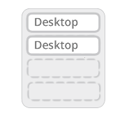 2 Desktops for Apple MacMini