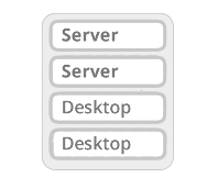 2 Servers + 2 Desktops for Apple MacMini